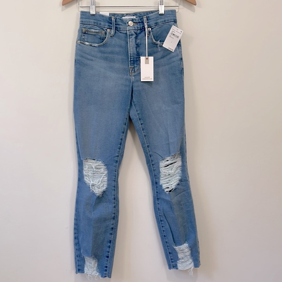 Good American Jeans Womens Size Blue Good Classic Skinny High Rise